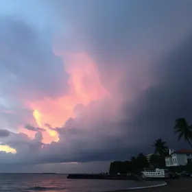 céu vermelho