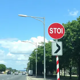 sinalização no trânsito