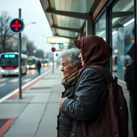 desembarque fora dos pontos de ônibus