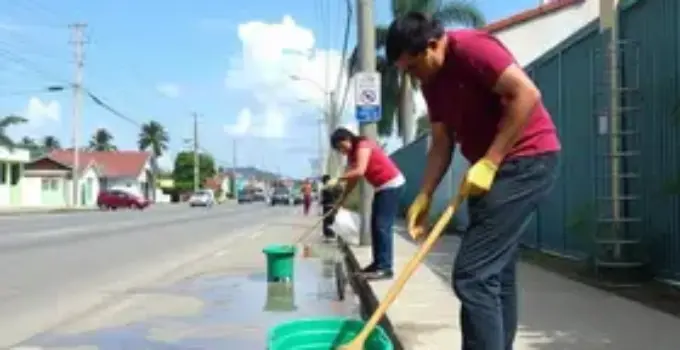 ações de limpeza em Porto Velho