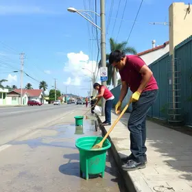 ações de limpeza em Porto Velho