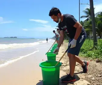 mutirões de limpeza